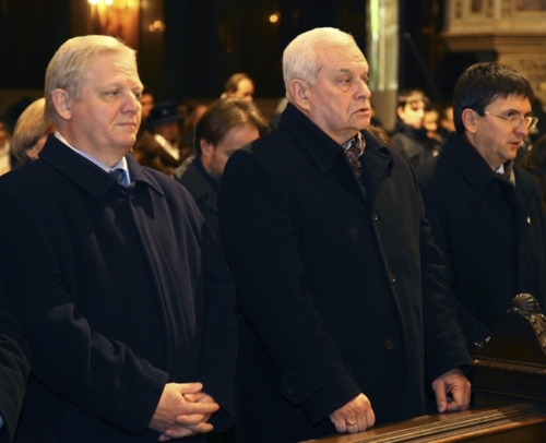 A rendezvény fővédnöke, Tarlós István, valamint két védnöke, Harrach Péter és Domokos László