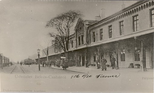 Pályaudvar Békéscsabán (1900-as évek)  