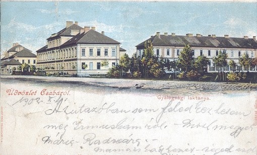 Békéscsaba, Gyalogsági laktanya, 1900-as évek