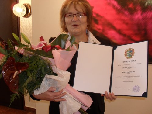 Elnöki dicséret Gara Sándorné nevelőszülő részére a Szociális és Gyermekvédelmi Központ Nevelőszülői Hálózatának munkatársának