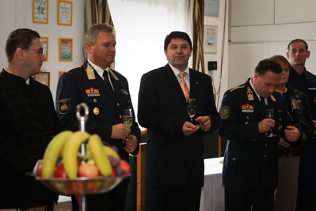 Farkas Zoltán, a Békés Megyei Közgyűlés elnöke mondott pohárköszöntőt