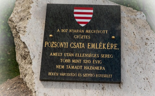 Békésen kapott emlékművet a pozsonyi csata