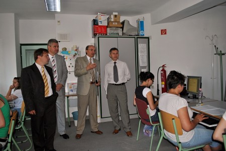 Bencsik János államtitkár látogatása Békéscsabán (2011. június 17.)
